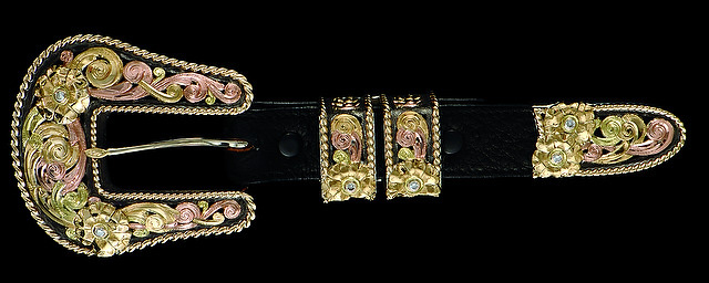  Three piece buckle set